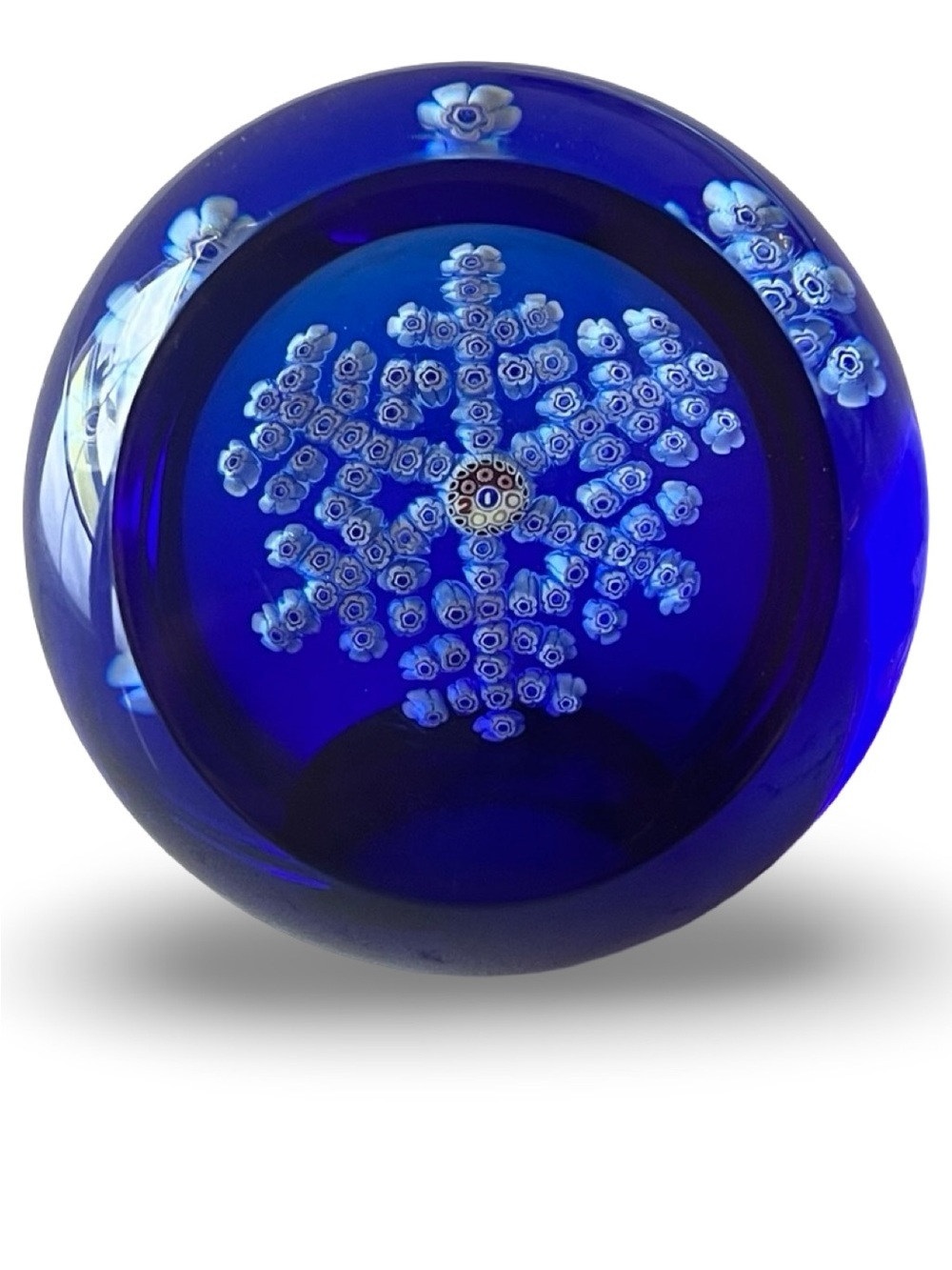 Caithness Glass 'Millennium Snowflake' Paperweight by Colin Terris  292/500